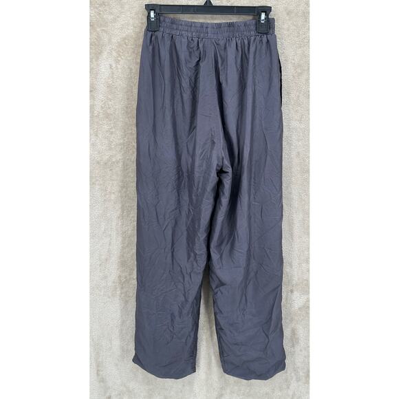 Otello Pelle Track Suit Womens Small Gray Brown Silk Windbreaker Jacket Pants‎ - Picture 10 of 16